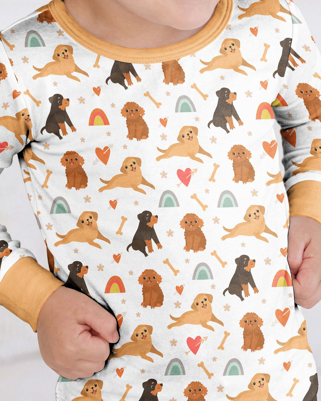 Brown Dogs Bamboo Two Piece Pyjamas Set