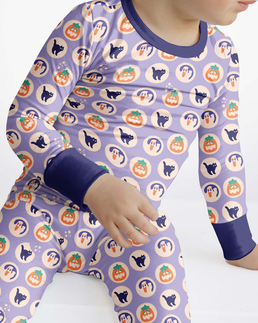 Template Bamboo Two Piece Long Sleeve Pyjamas Set