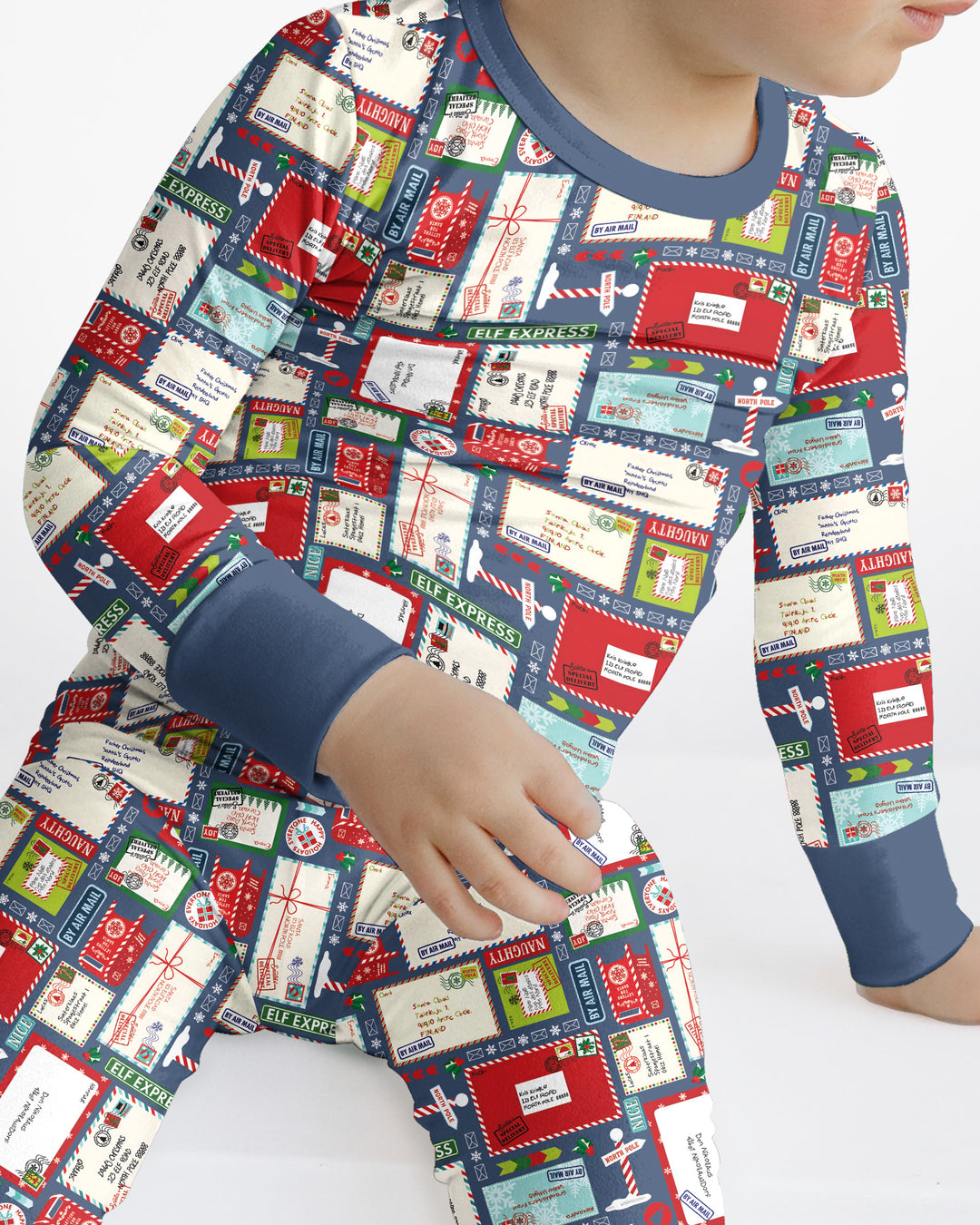 Dear Santa Bamboo Two Piece Long Sleeve Pajama Set