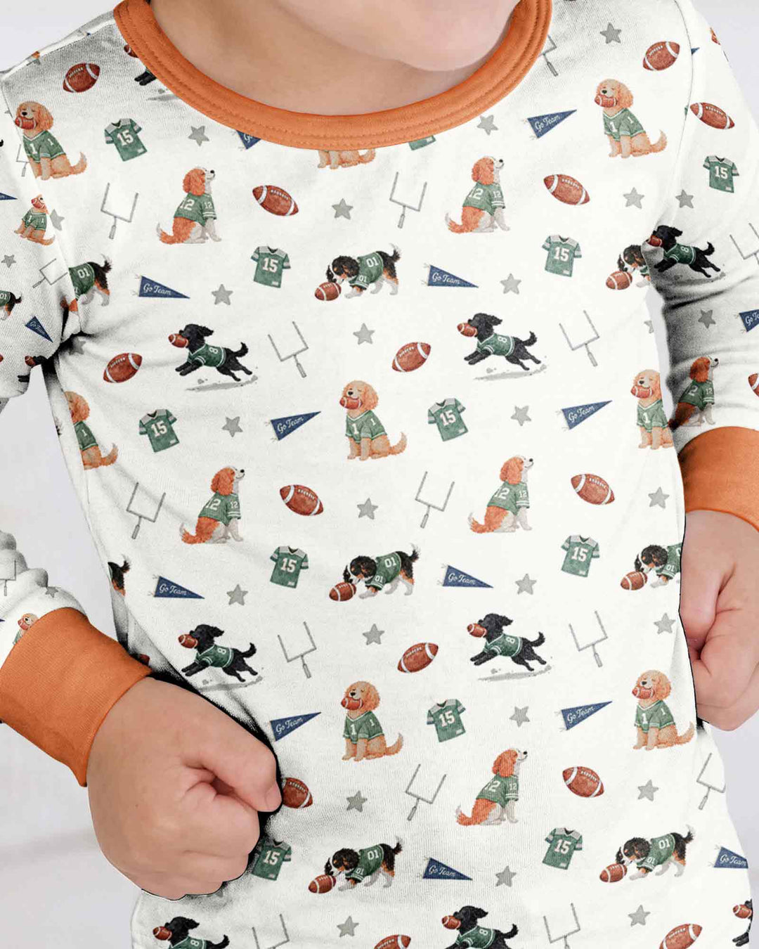 Template Bamboo Two Piece Long Sleeve Pyjamas Set