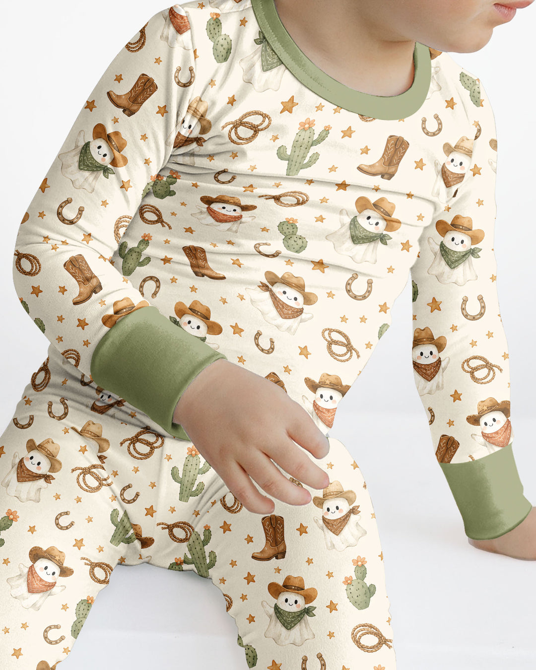 Template Bamboo Two Piece Long Sleeve Pyjamas Set