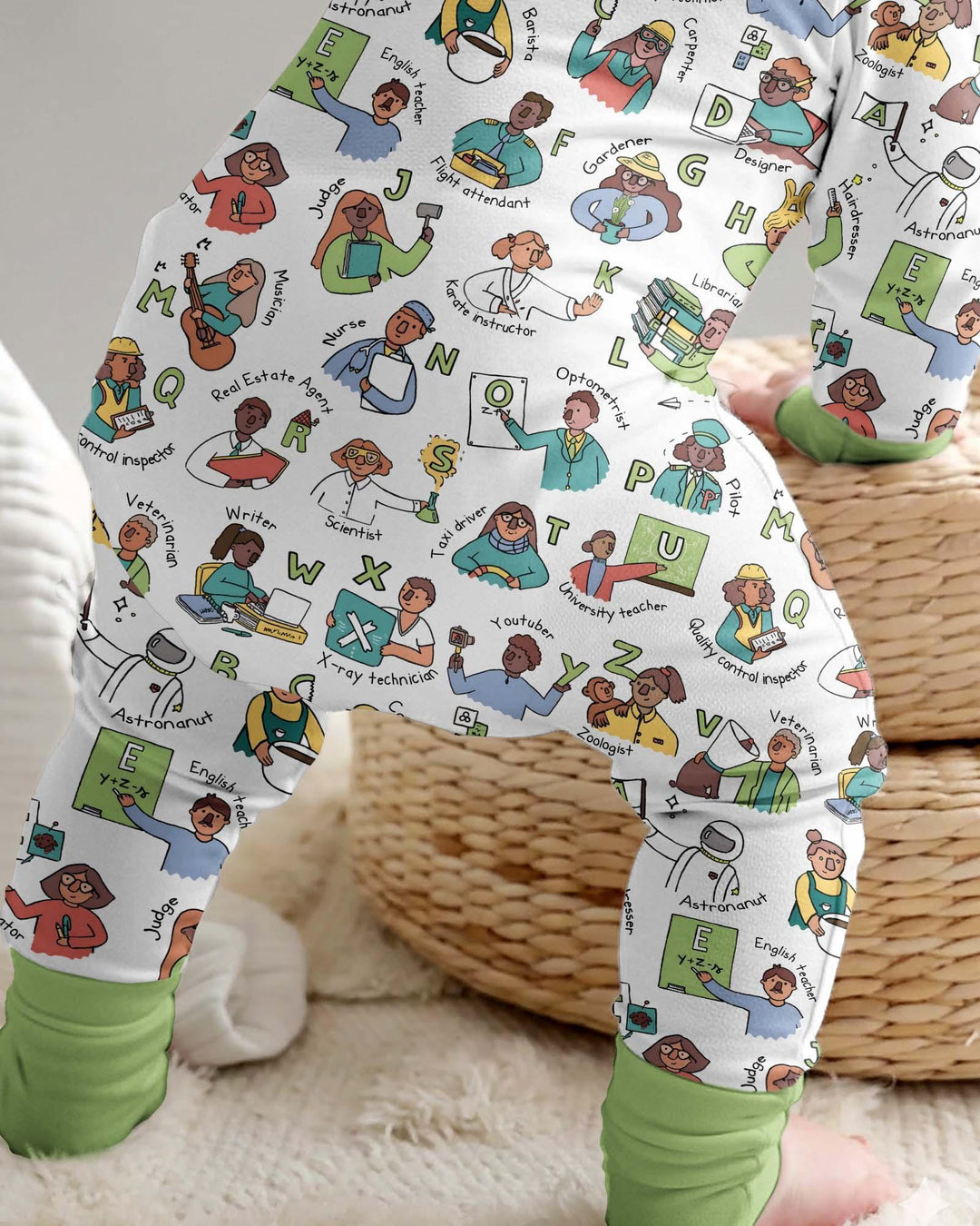 Jobs Alphabet Bamboo Convertible Zippy