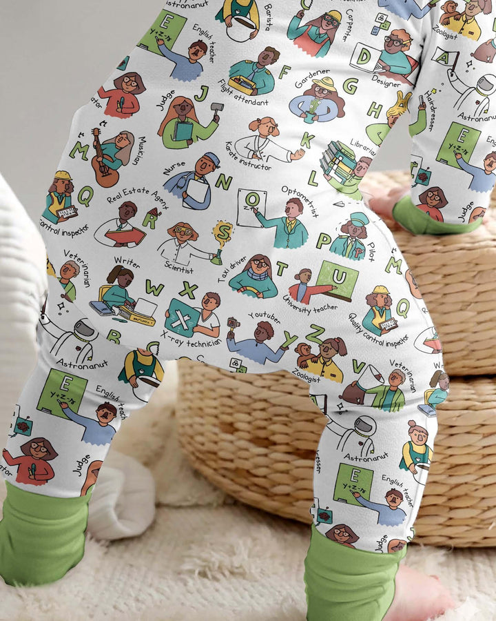 Jobs Alphabet Bamboo Convertible Zippy