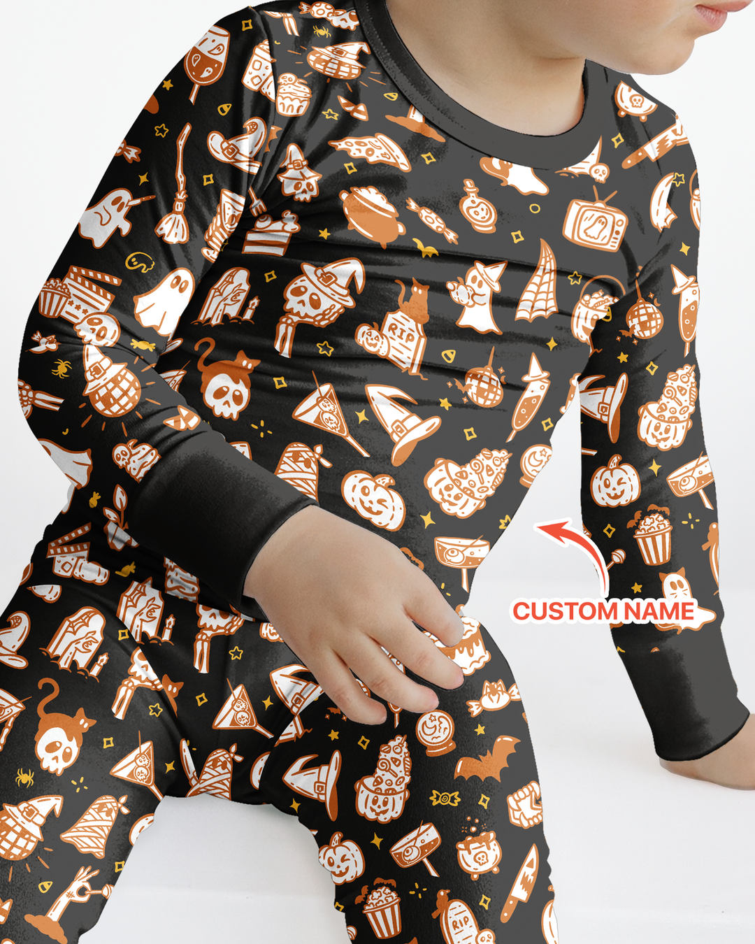 Template Bamboo Two Piece Long Sleeve Pyjamas Set