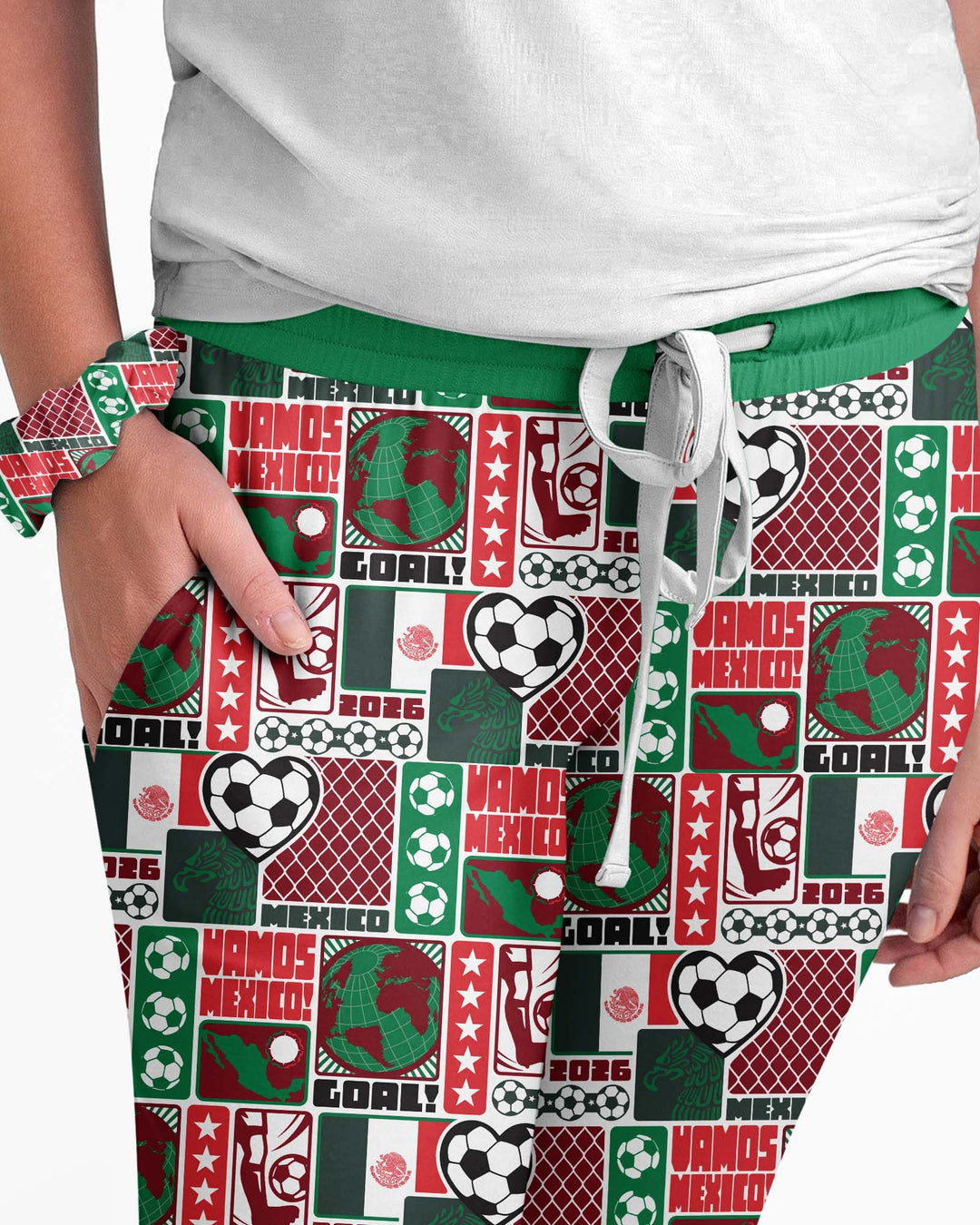 World Soccer Vamos Mexico Bamboo Women Pajama Set