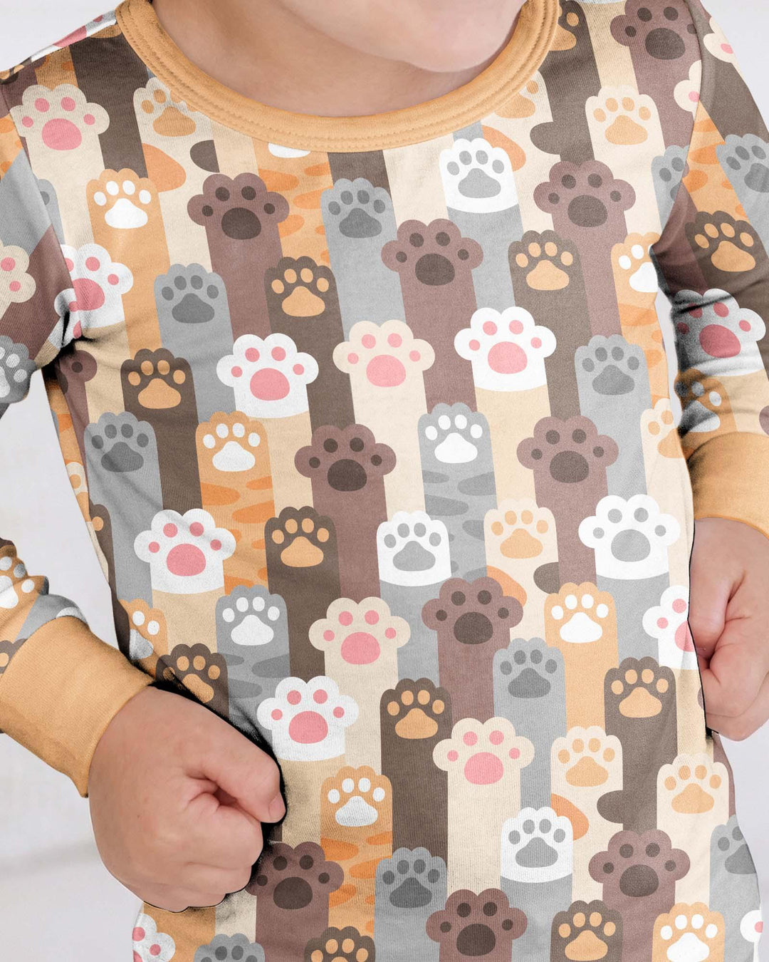 Grabby Paws Bamboo Two Piece Long Sleeve Pajama Set