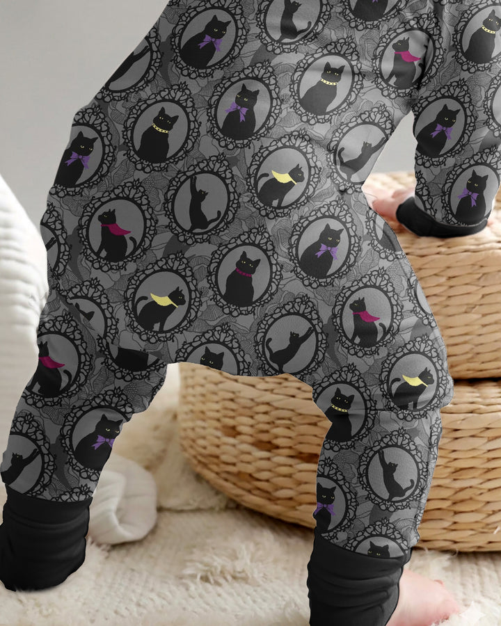 Midnight Cat Parade Bamboo Convertible Zippy