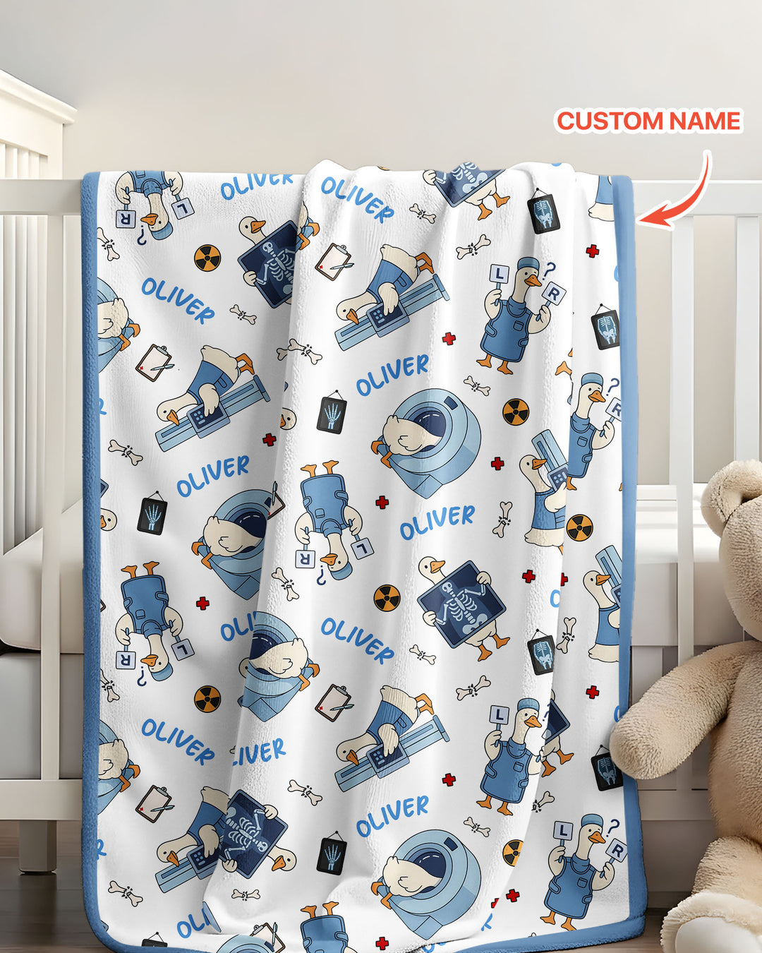 Rad Tech Goose Bamboo Blanket