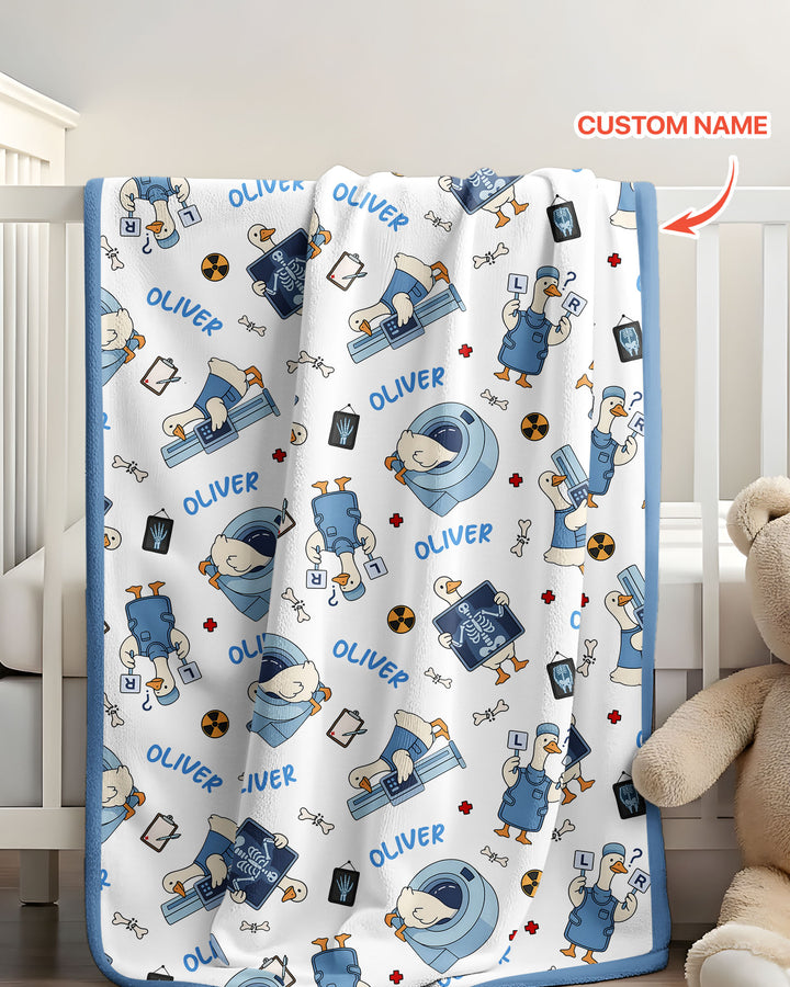 Rad Tech Goose Bamboo Blanket