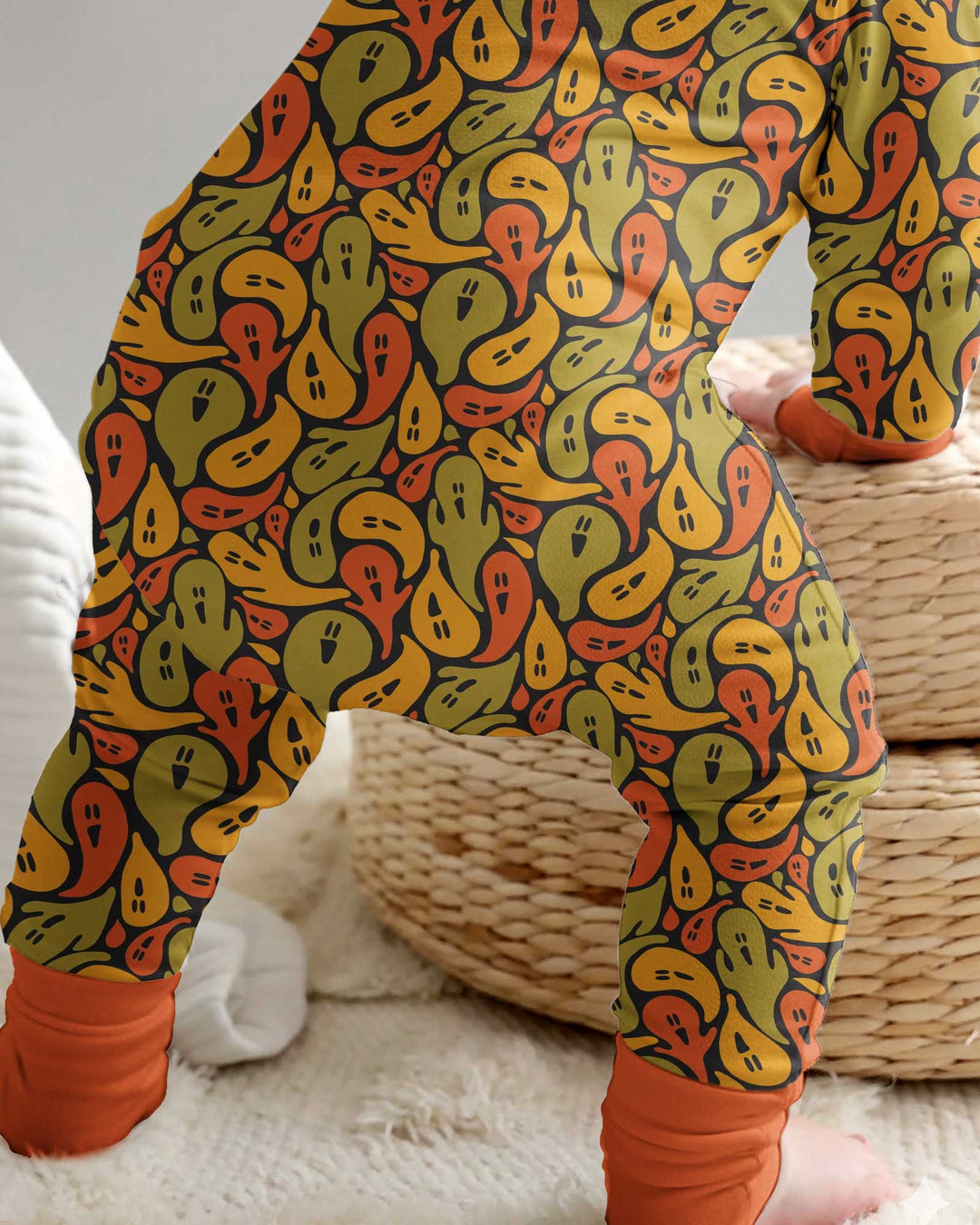 Retro Haunts & Happy Boos Bamboo Convertible Zippy