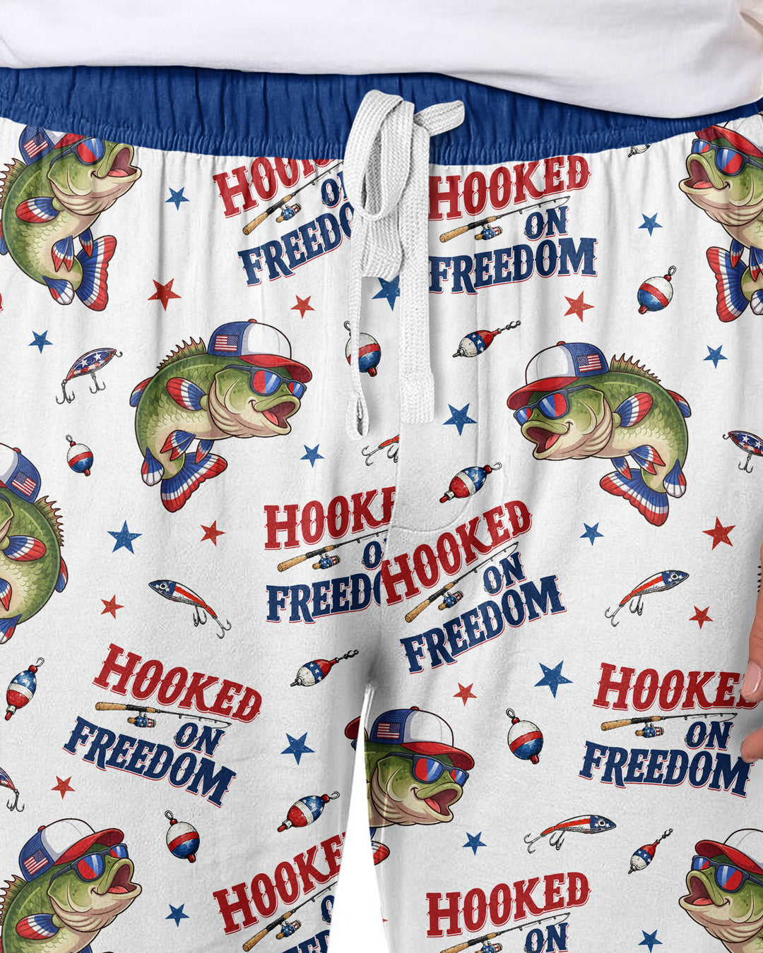 Hooked On Freedom Bamboo Men's Pajama Set