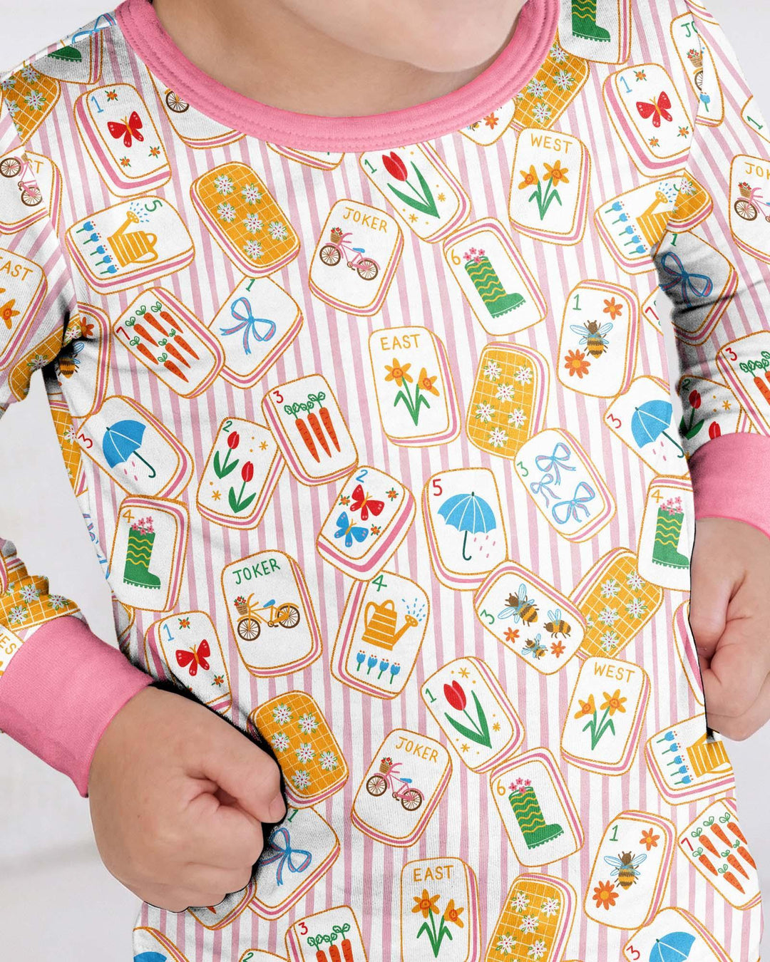 Template Bamboo Two Piece Long Sleeve Pyjamas Set