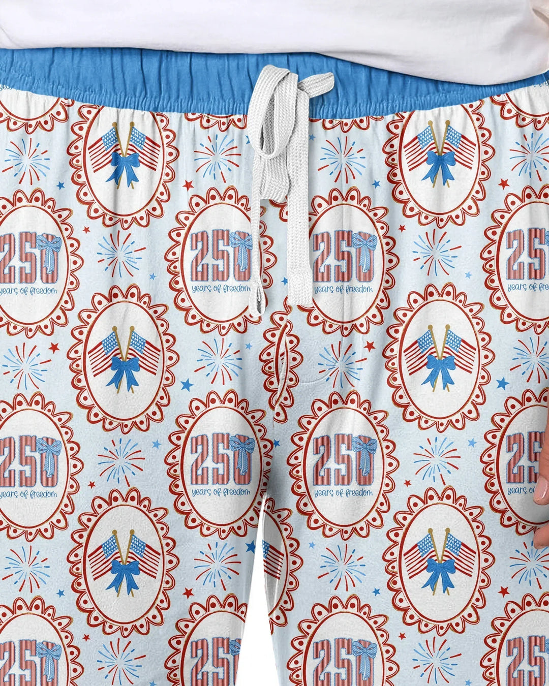 Patriotic Coquette Bamboo Men's Pajama Set