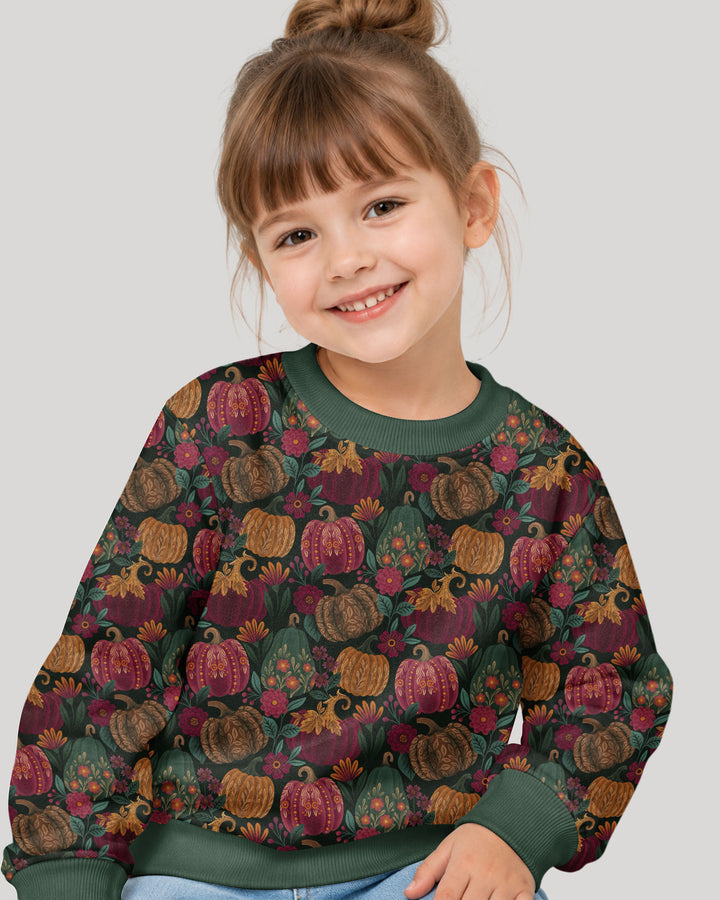 Velvet Pumpkins Bamboo Crewneck Sweatshirt