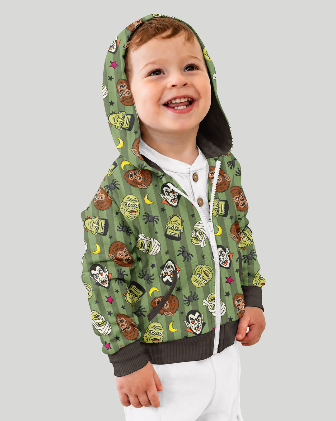 Creepy Crew Family Matching Bamboo Zip Hoodie