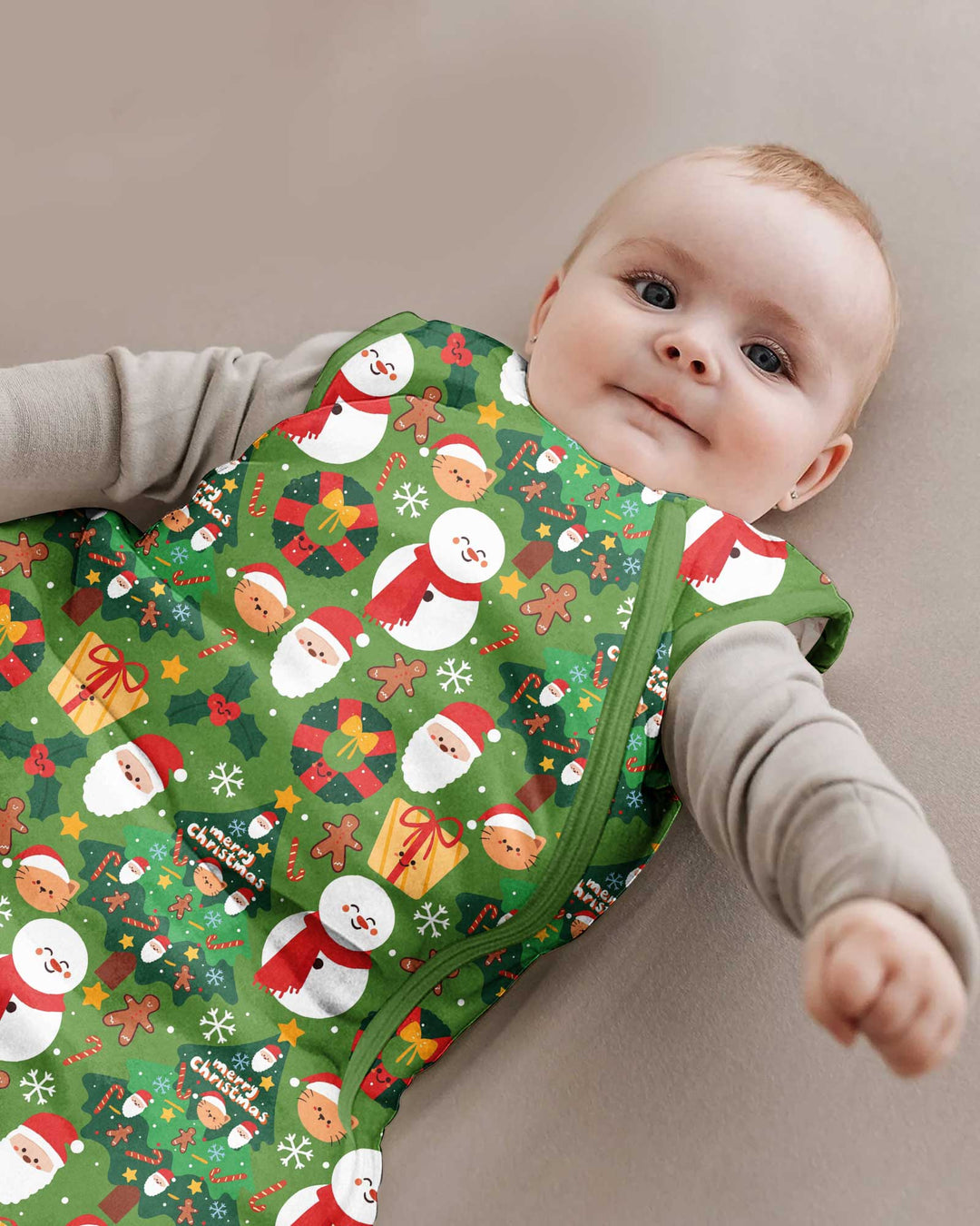 Snowmen Funny Bamboo Sleep Bag