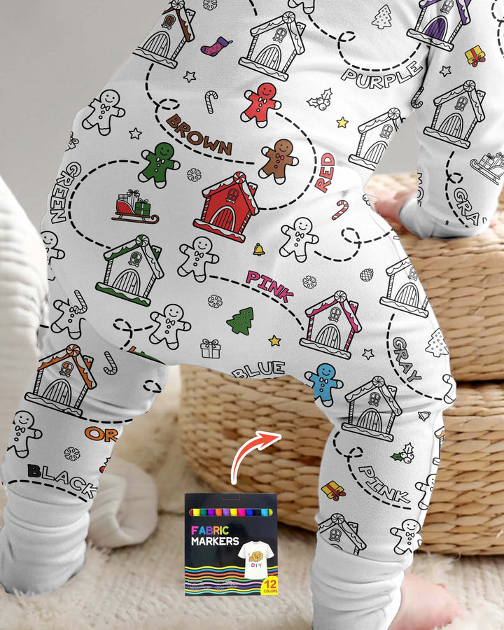 Colorable Matching Color Gingerbread Bamboo Convertible Zippy