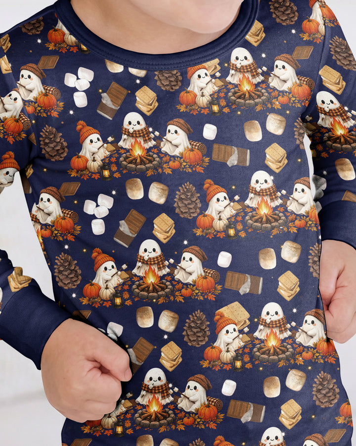 Campfire Boo Bamboo Two Piece Long Sleeve Pajama Set