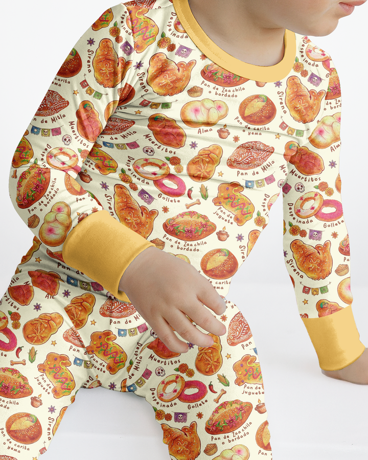 Pan Dulce Dreams Bamboo Two Piece Long Sleeve Pajama Set