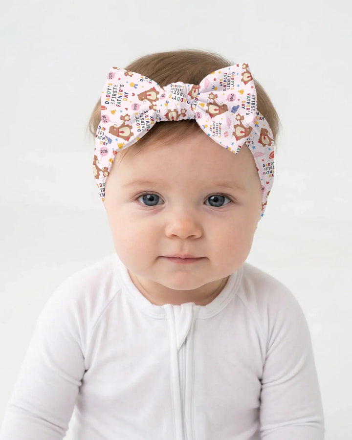 First Father's Day Daddy Bear Family Matching Headband