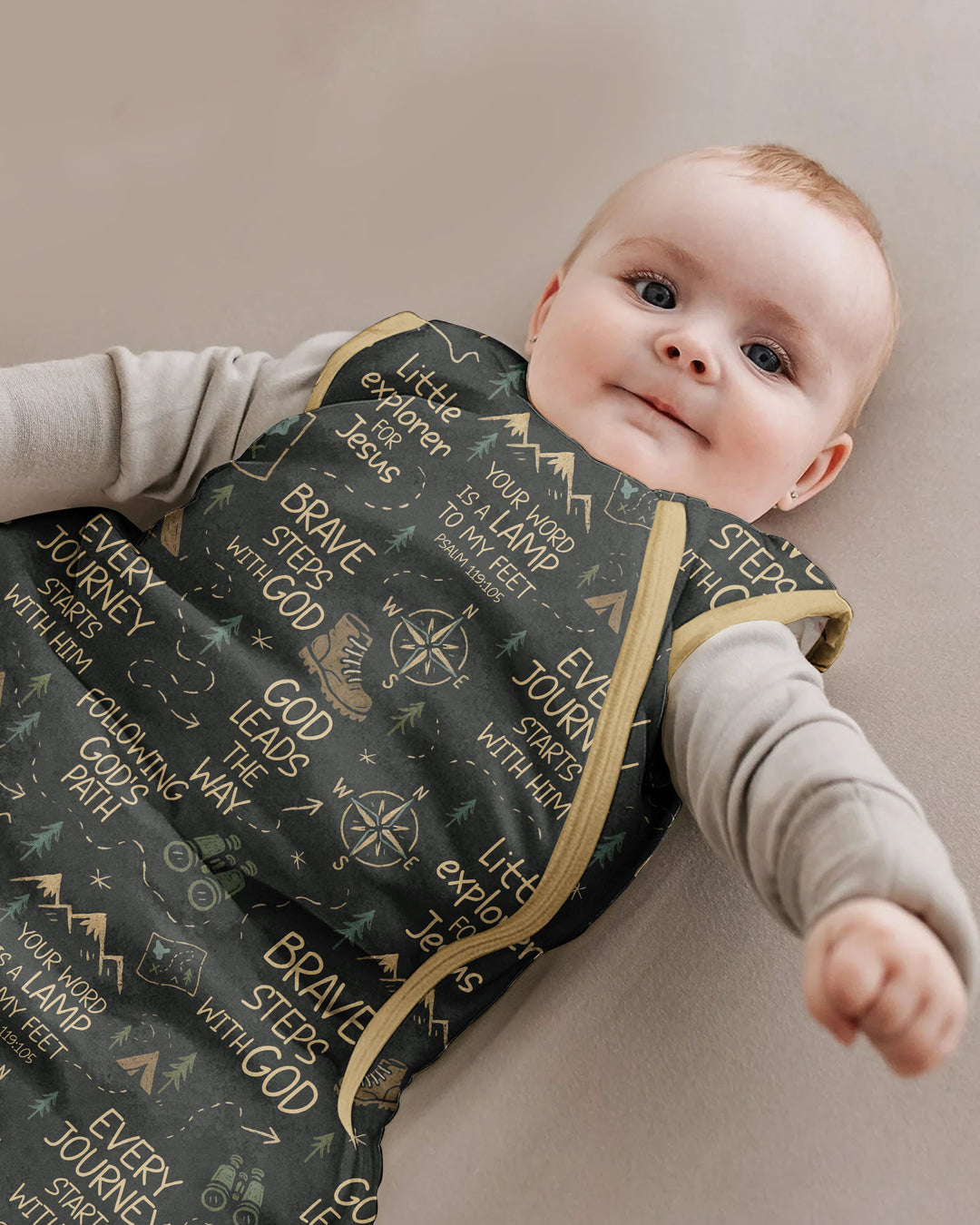 Little Explorer God Leads The Way Bamboo Sleep Bag