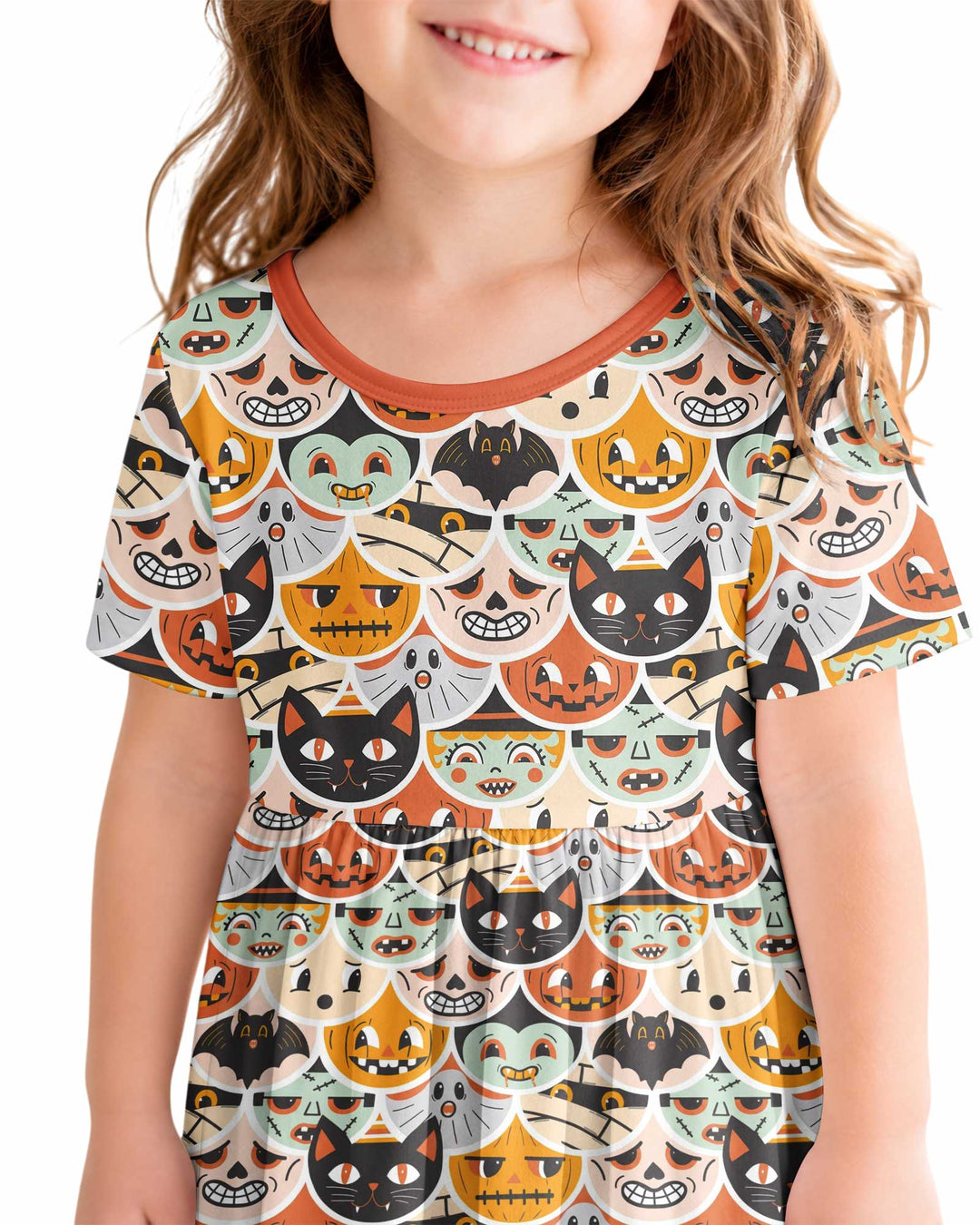 Monster Mash-Up Bamboo Twirl Dress