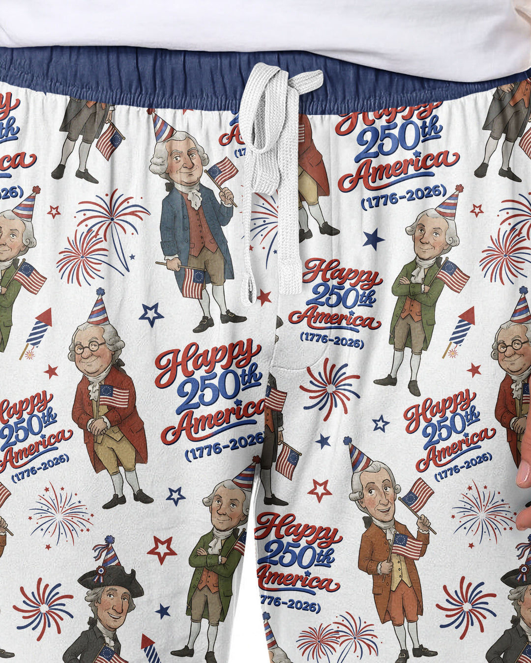 Party Like It's 1776 Family Matching Bamboo Men's Pajama Set