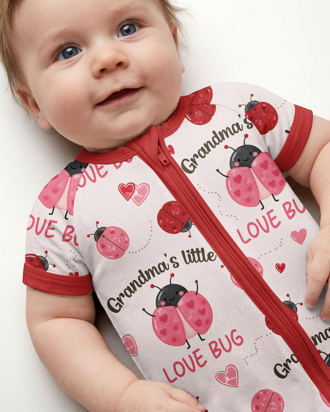 Grandma's Little Love Bug Bamboo Shorty Zippy