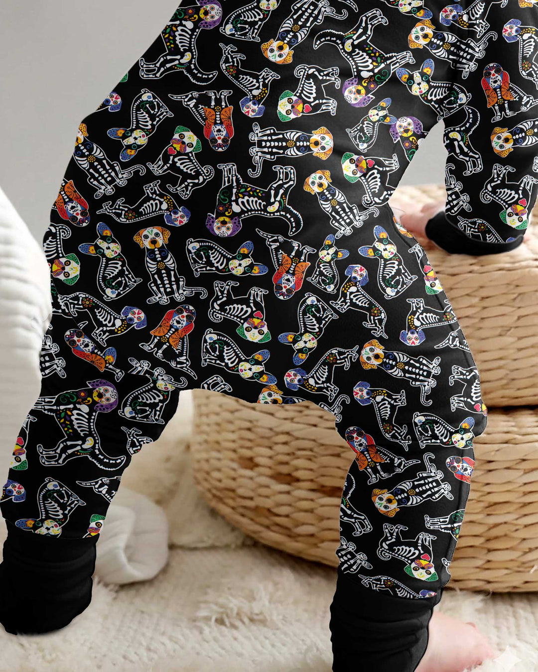 Dia De Los Muertos Doggie Bamboo Convertible Zippy