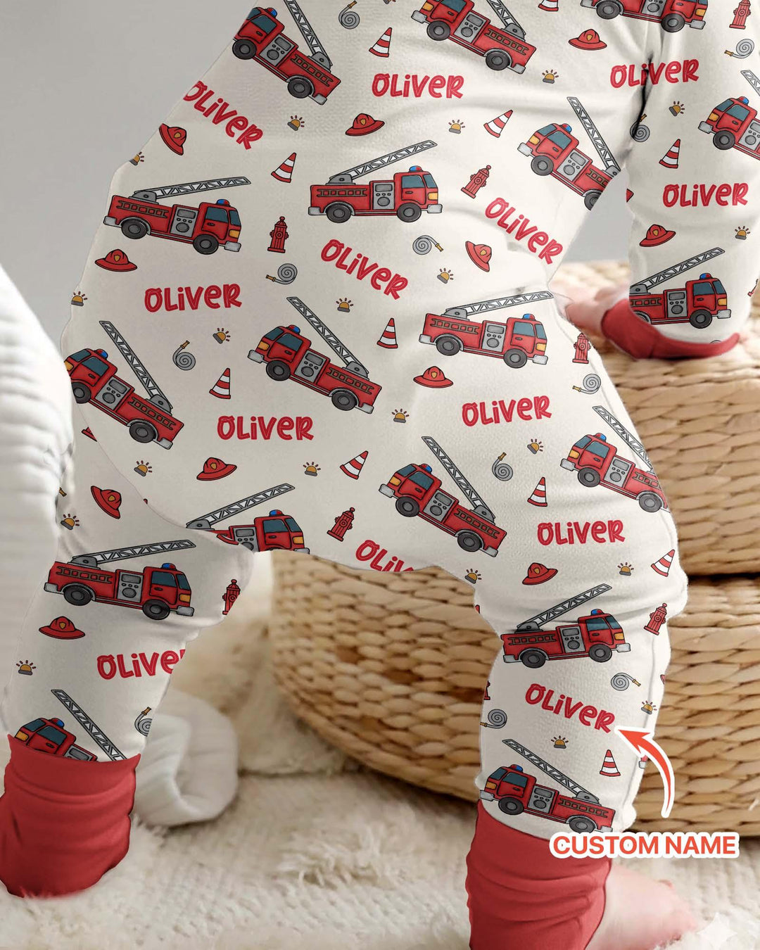 Custom Name Future Firefighters Bamboo Convertible Zippy