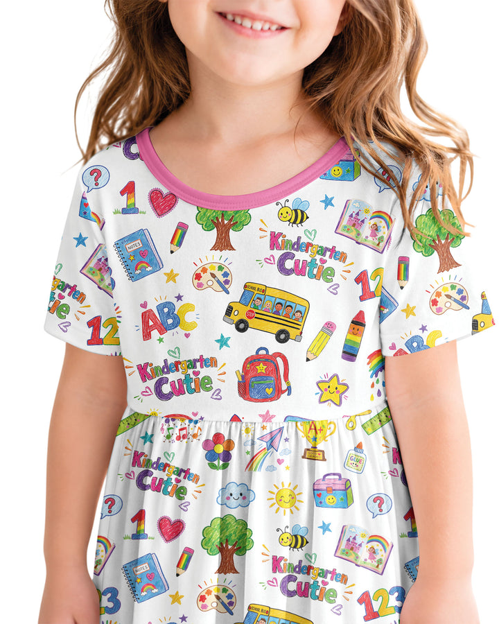 Kindergarten Cutie Bamboo Twirl Dress