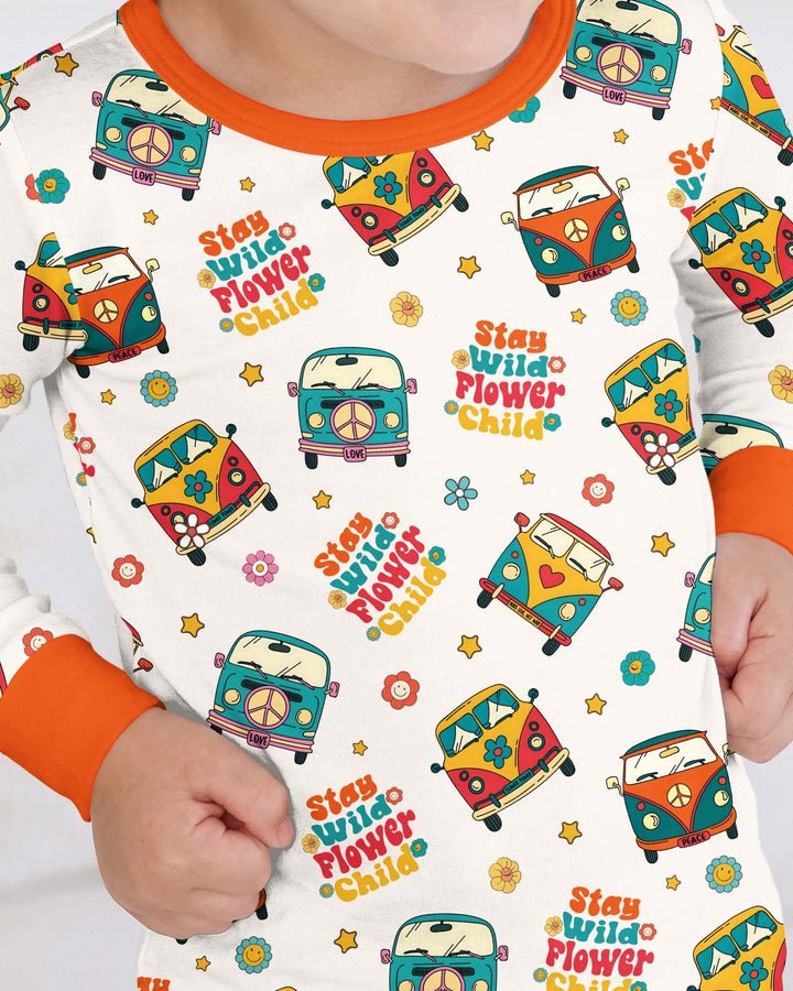Template Bamboo Two Piece Long Sleeve Pyjamas Set