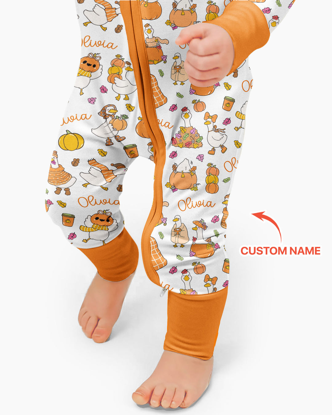 Fall Silly Goose Bamboo Convertible Zippy