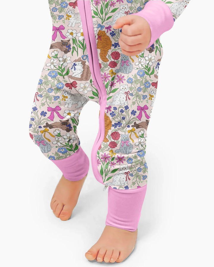 The Garden Cattery Mommy & Me Matching Bamboo Convertible Zippy