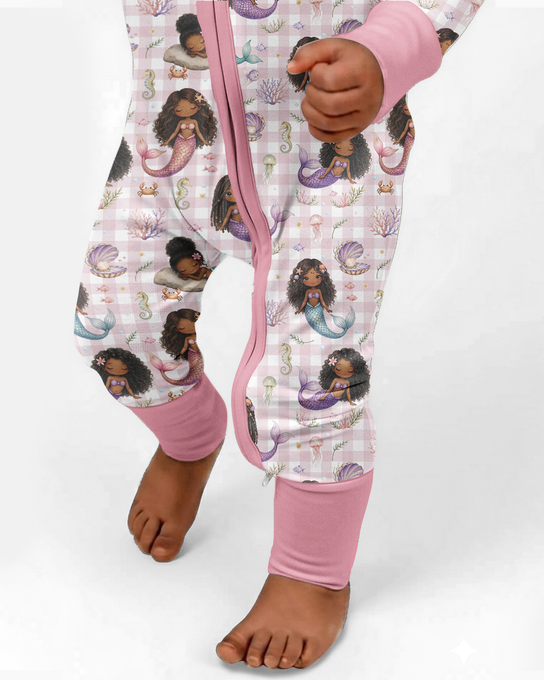 Black Mermaid Bamboo Convertible Zippy
