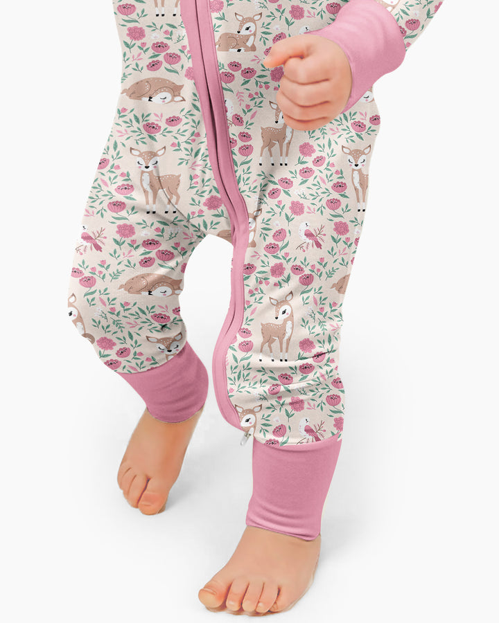 Little Deer Meadow Bamboo Convertible Zippy