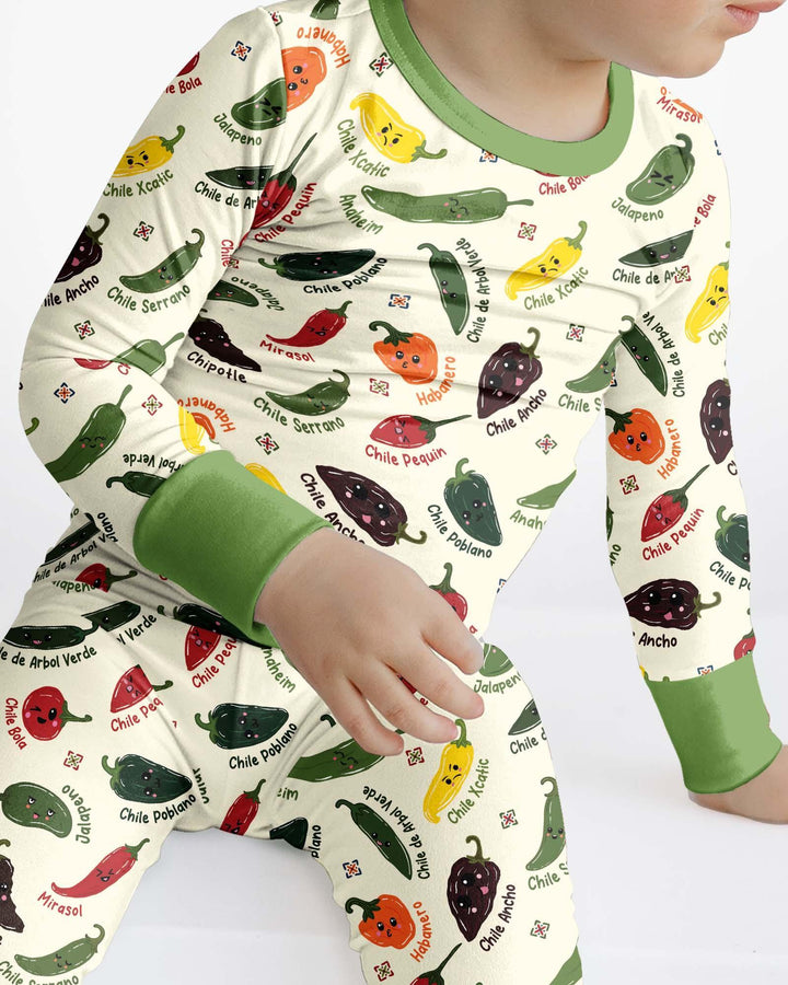 Template Bamboo Two Piece Long Sleeve Pyjamas Set