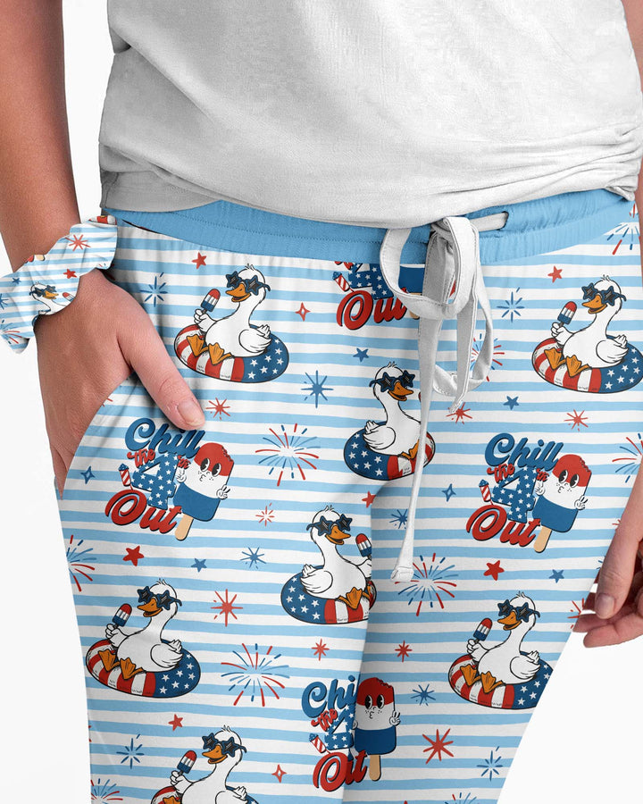Chill the Fourth Out Bamboo Women Pajama Set