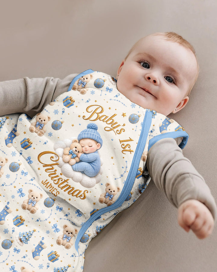 Baby First Christmas Bamboo Sleep Bag
