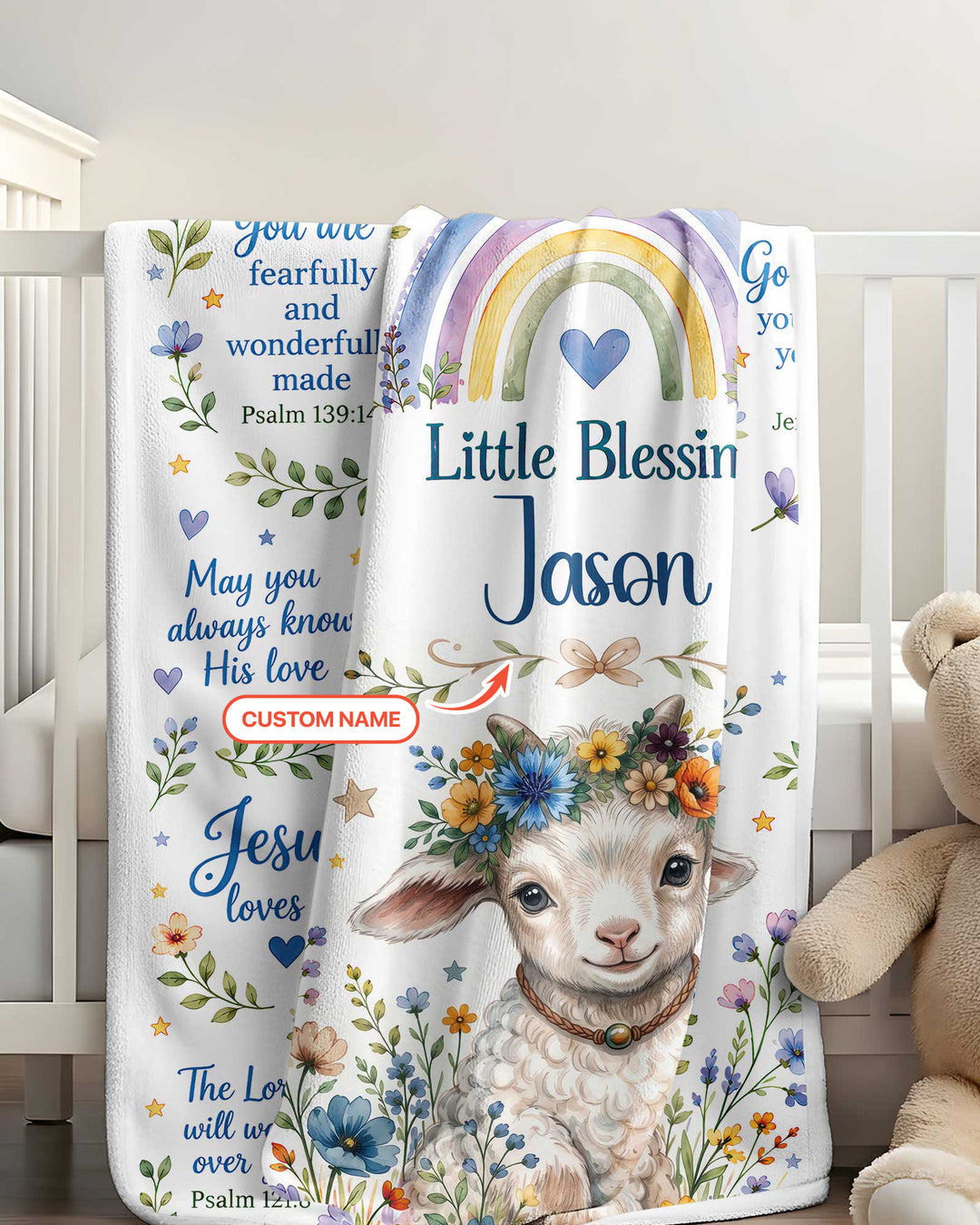 Little Blessing Baby Bamboo Blanket