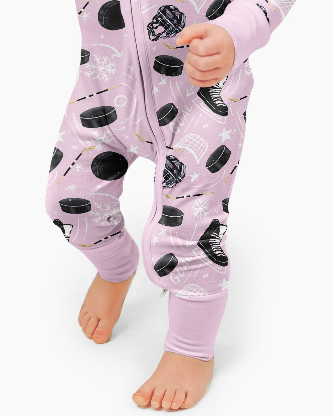 Little Hockey Fan Bamboo Convertible Zippy