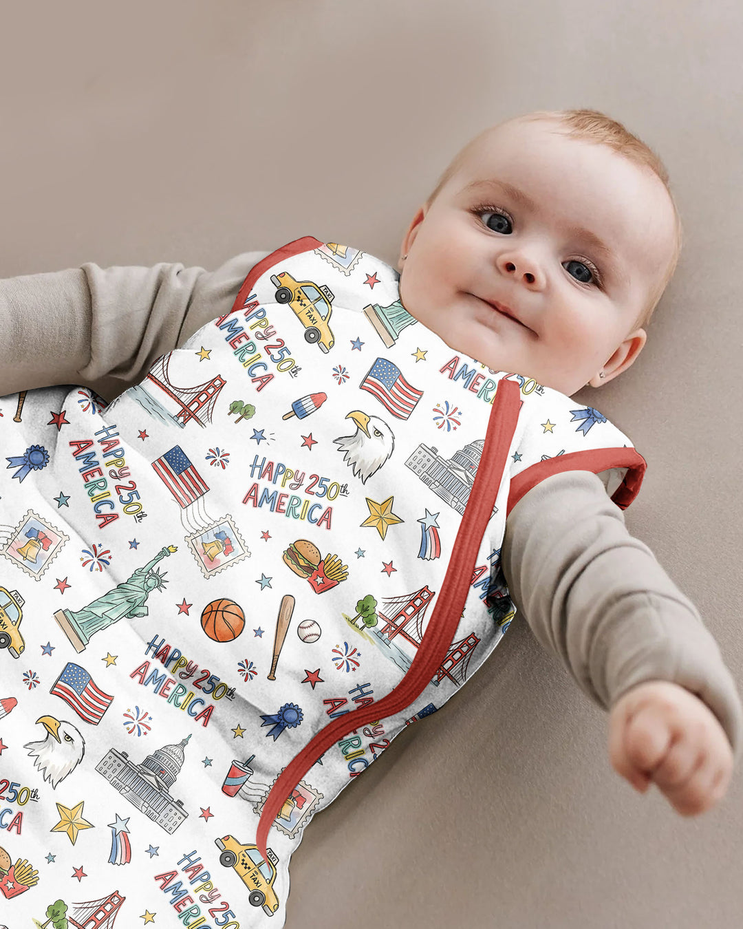 America 250 Celebration Bamboo Sleep Bag