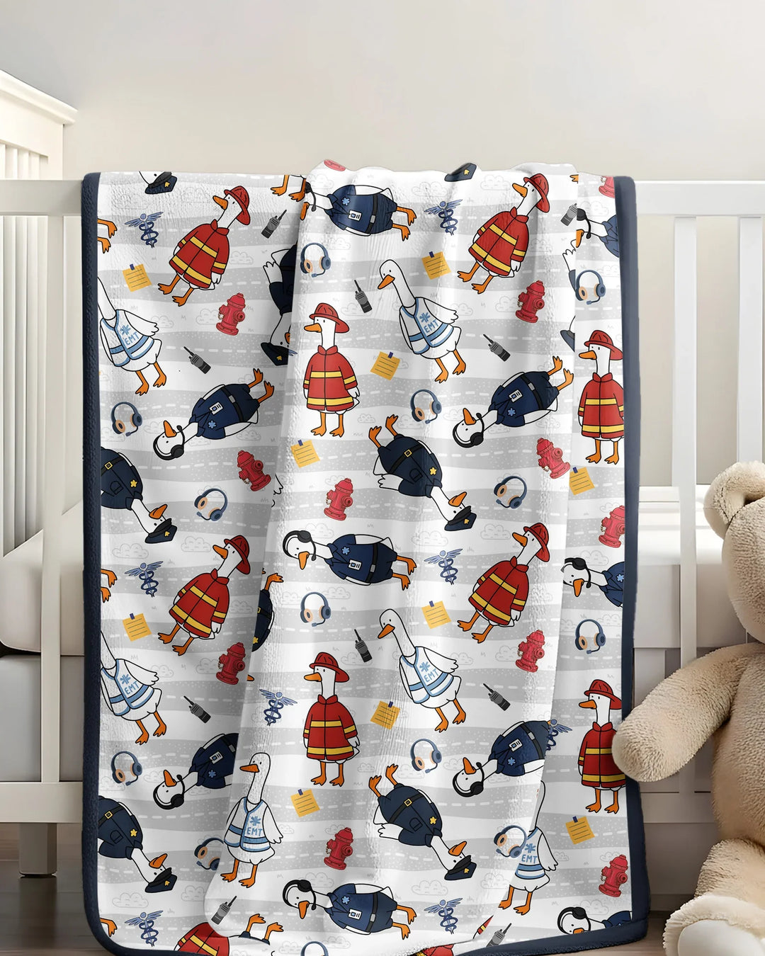Rescue Goose Squad Bamboo Blanket