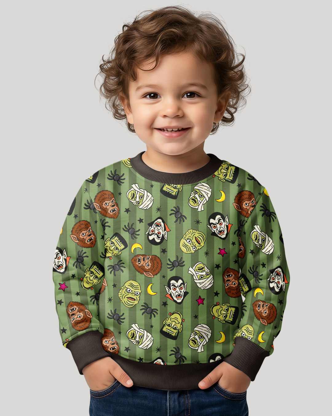 Creepy Crew Family Matching Bamboo Crewneck Sweatshirt