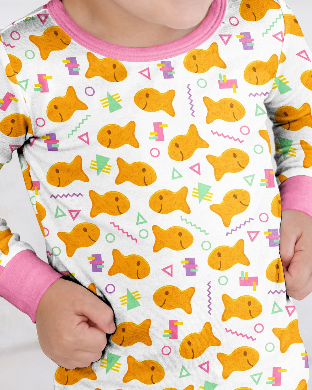 Template Bamboo Two Piece Long Sleeve Pyjamas Set