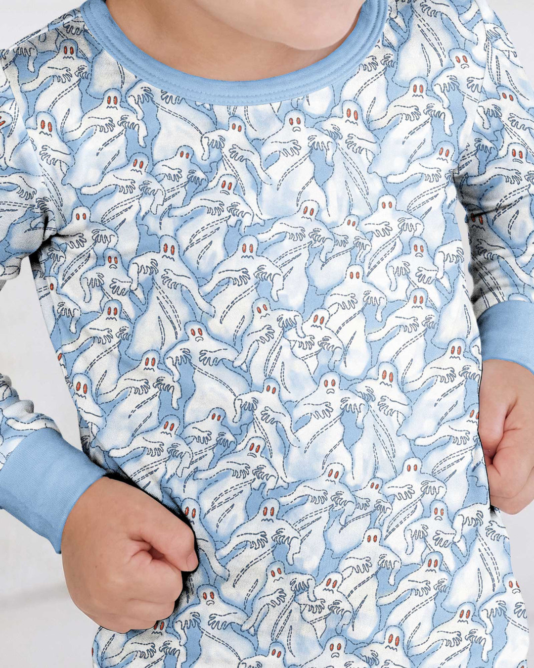 Ghostly Threads Bamboo Two Piece Long Sleeve Pajama Set