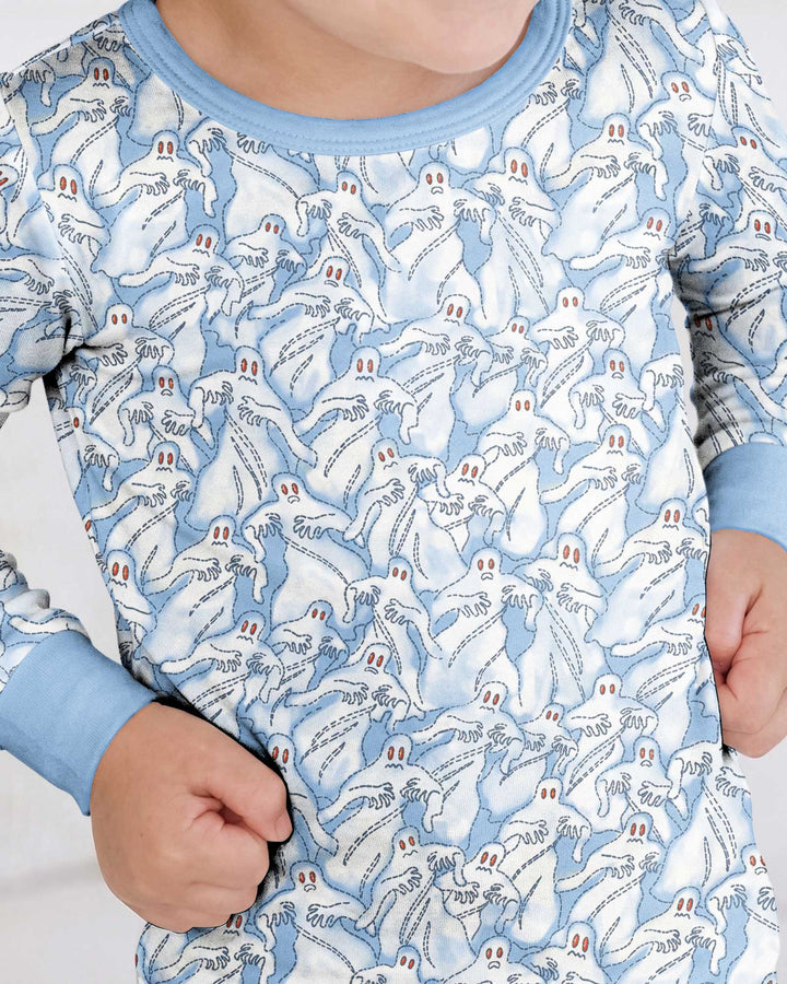 Ghostly Threads Bamboo Two Piece Long Sleeve Pajama Set