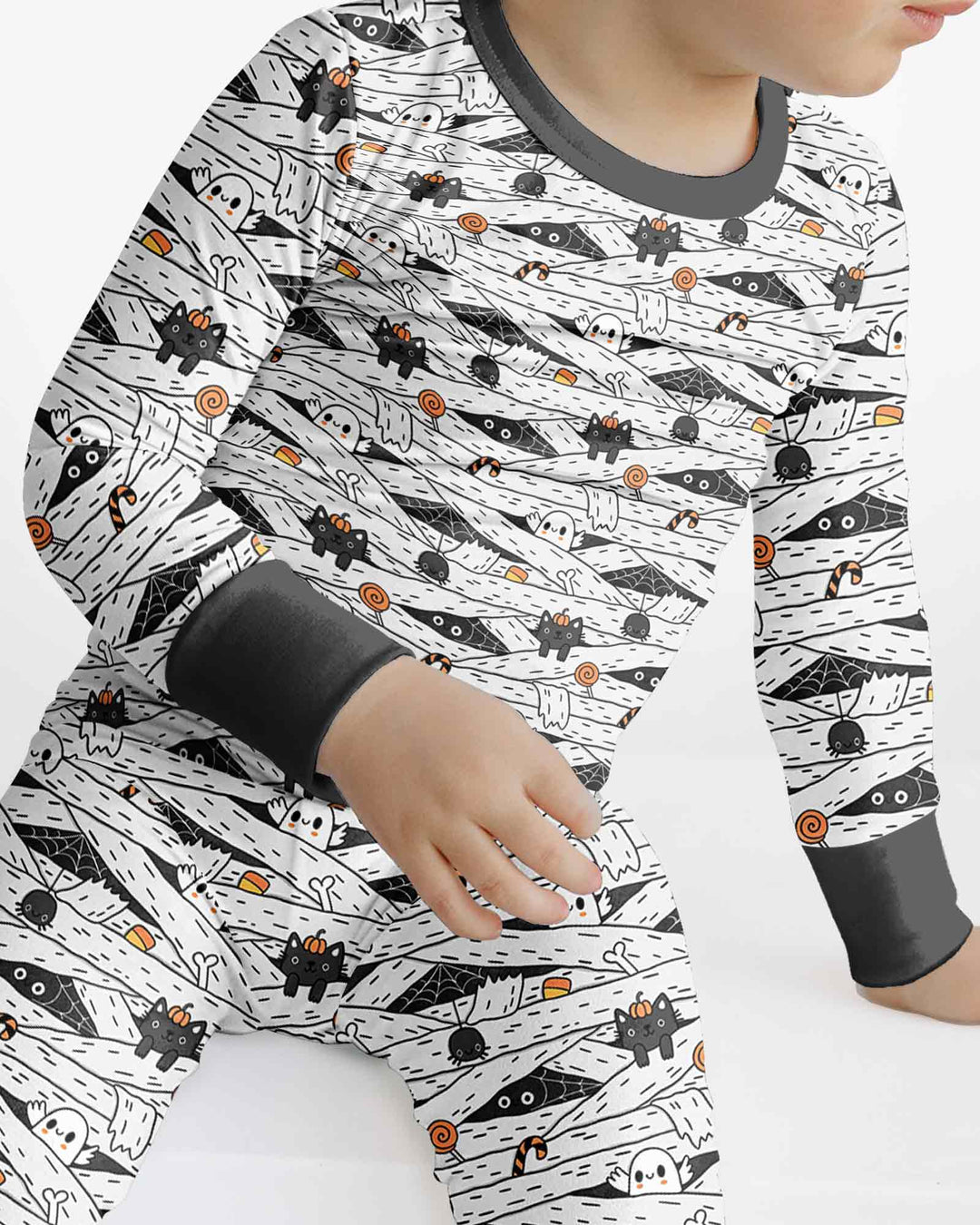 Template Bamboo Two Piece Long Sleeve Pyjamas Set