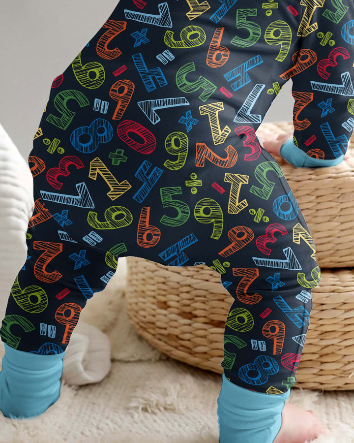 Math Doodles Bamboo Convertible Zippy