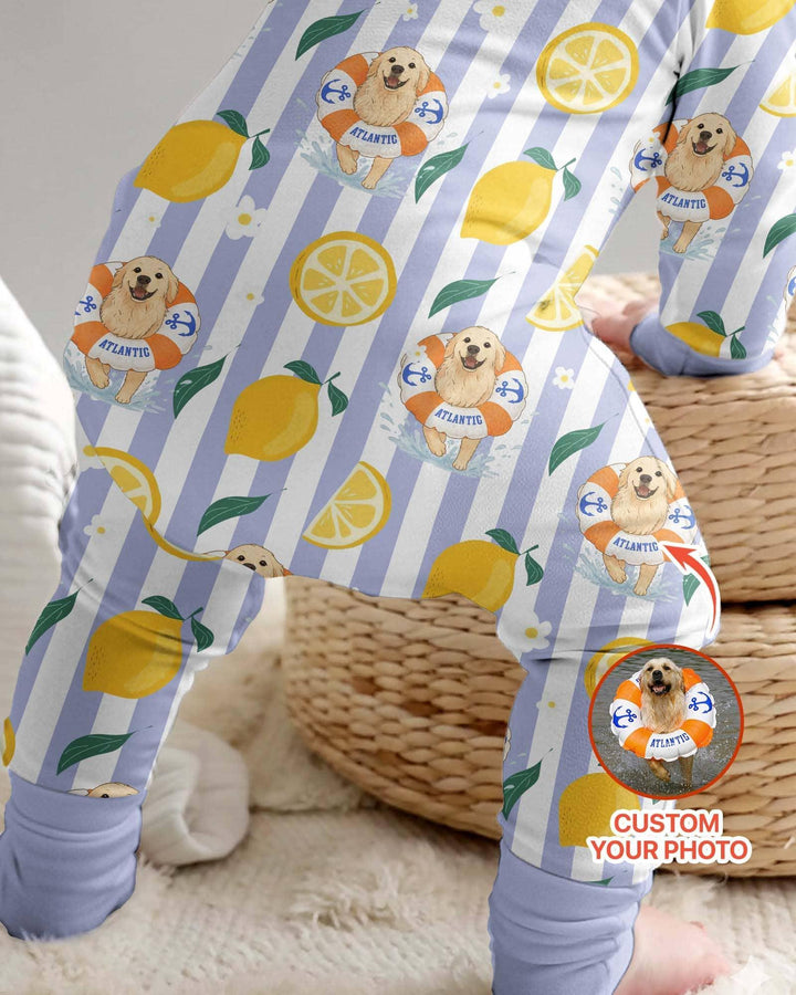 Custom Image Summer Lemon Bamboo Convertible Zippy